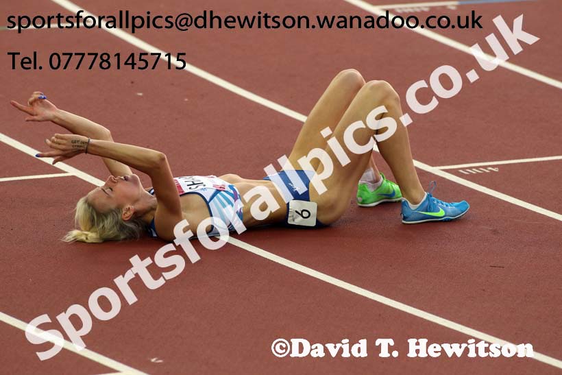 Lynsey Sharp (Scotland) 2nd in the 800 metres at the Commonwealth Games, Glasgow. Photo: David T. Hewitson/Sports for All Pics